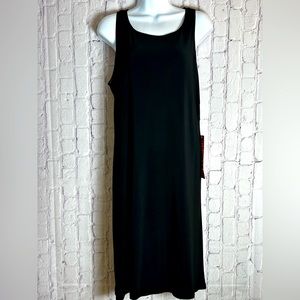 J.B.S. WOMEN'S BLACK SLEEVELESS DRESS. SIZE 12
